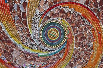 Contemporary Mosaic Artwork, Custom Mosaic Design, Mosaic Art