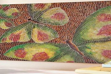Mosaic Home Accent, Tile Mosaic Artwork, Mosaic Designs, Handmade Mosaic Art