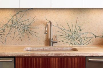 Stunning and simple kitchen mosaic backsplash
