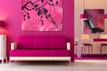 Pink home interiors
