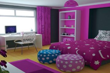 Colorful teenager's room