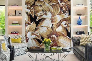 Floral Mosaic Design by Mosaics Lab