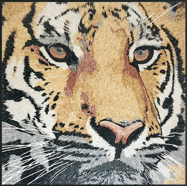 Tiger Mosaic Design by Mosaics Lab