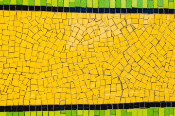Yellow Mosaic Designs