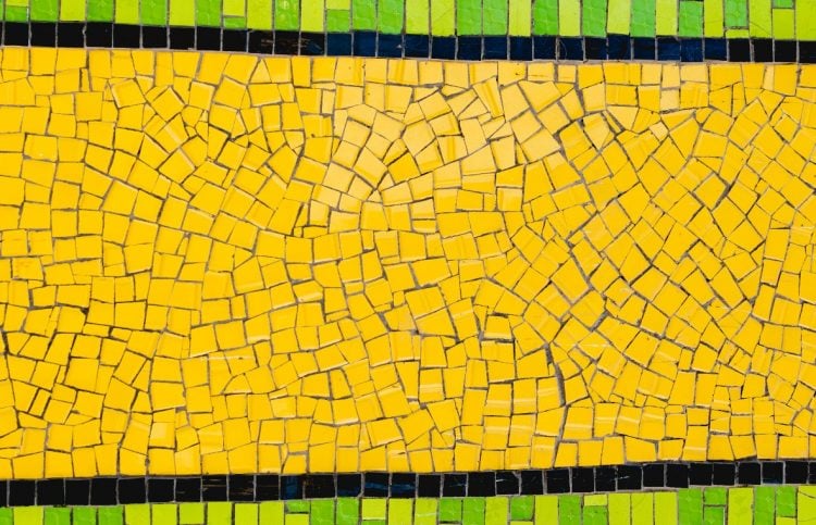Yellow Mosaic Designs