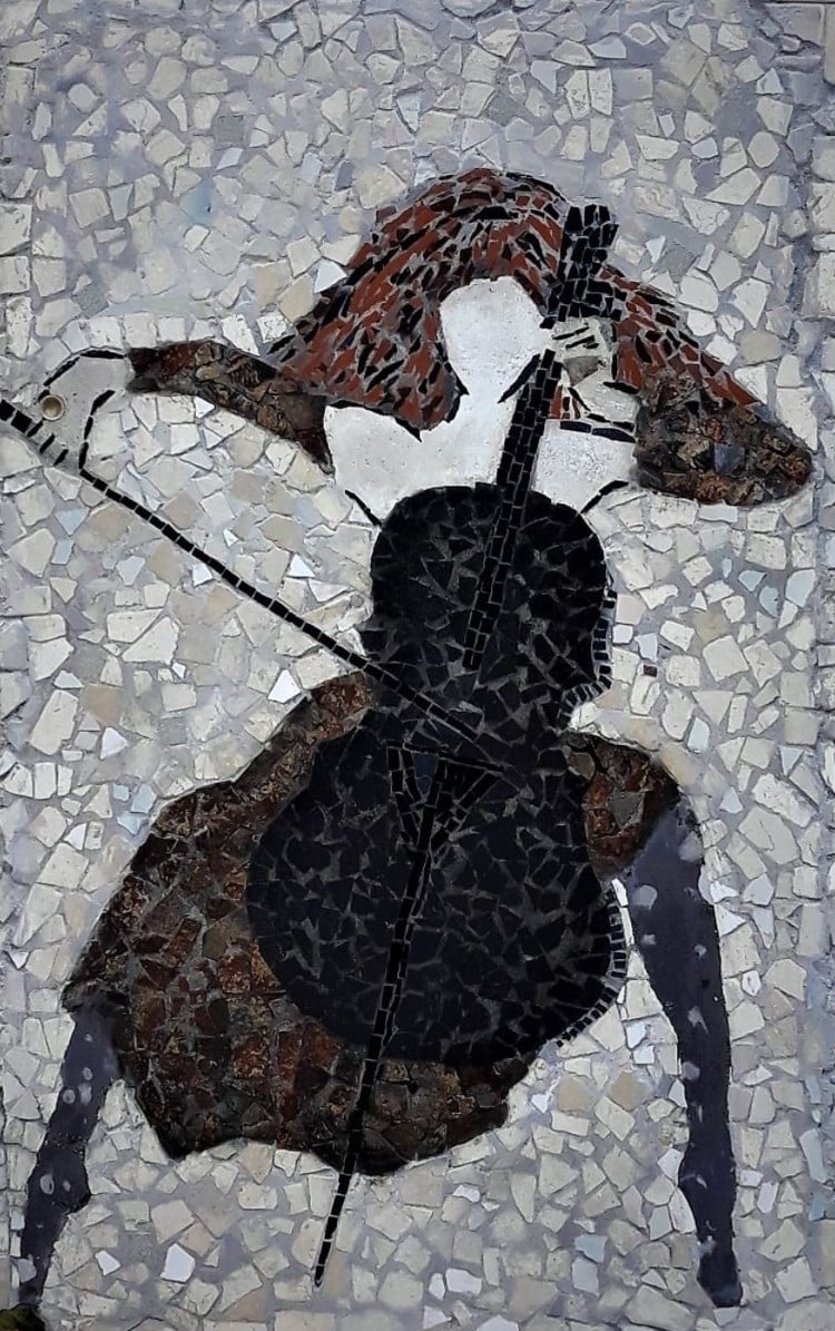 Contemporary Mosaic artwork and mosaic design by Eileen McDonough