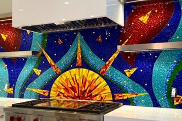Kitchen_Mosaic_Backsplash - Mosaic_Backsplash_For_Kitchen - Mosaic_Kitchen_Backsplash