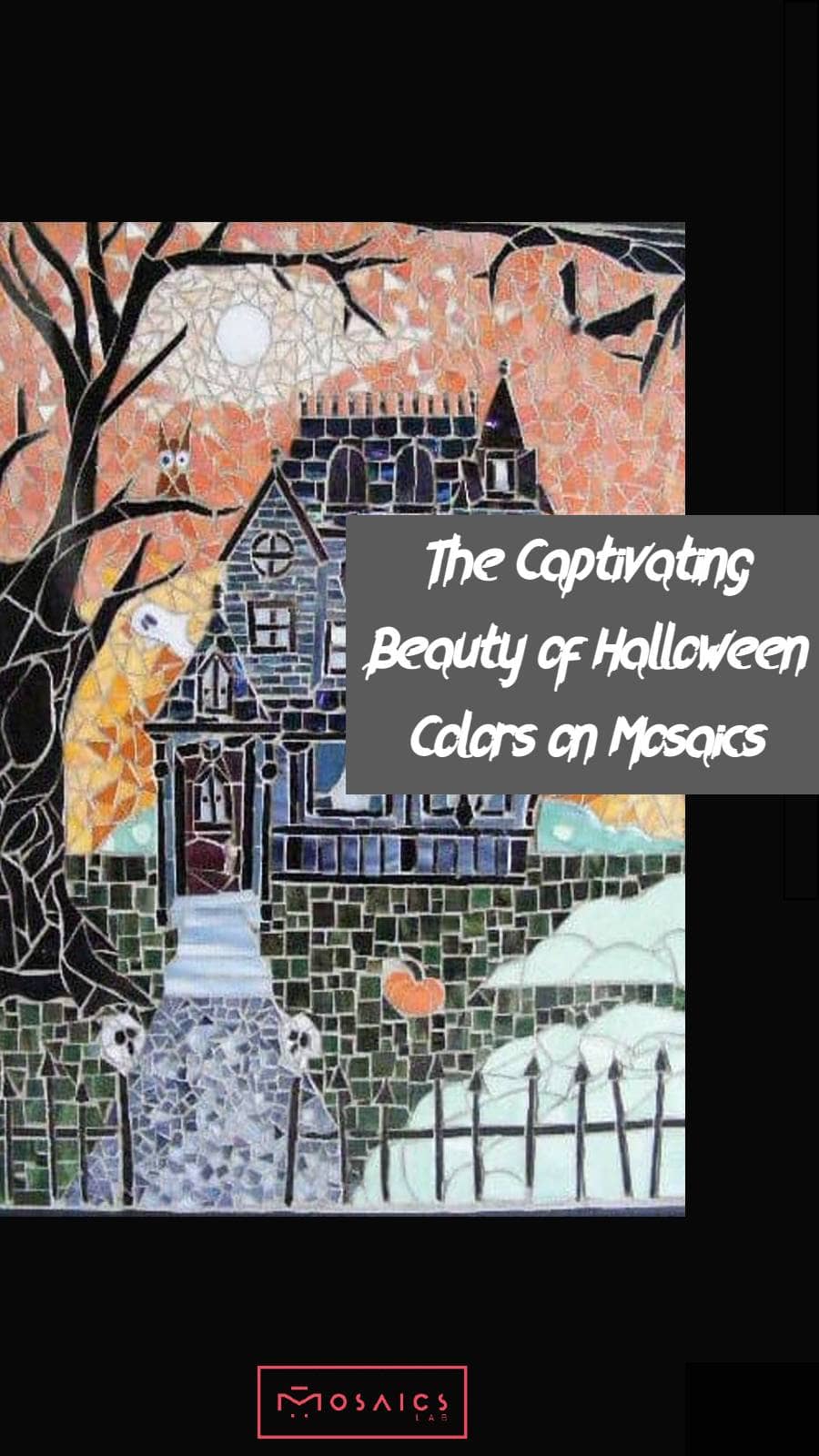 Halloween_Mosaics - Halloween_Inspired_Mosaics - Haloween_Mosaic_Wall_Art