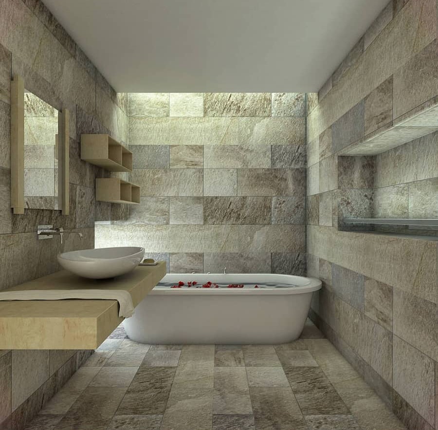 Bathroom_Mosaic_Design - Bathroom_Backsplash - Contemporary_Bathroom_Designs