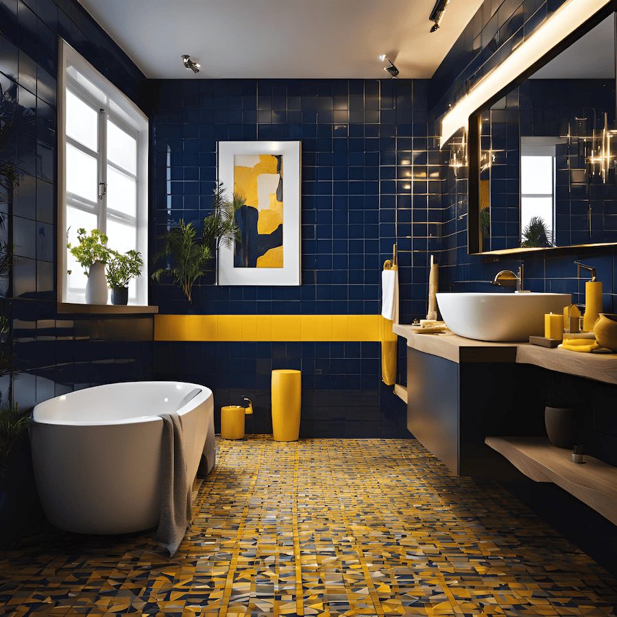 Bathroom_Mosaic_Design - Bathroom_Backsplash - Contemporary_Bathroom_Designs