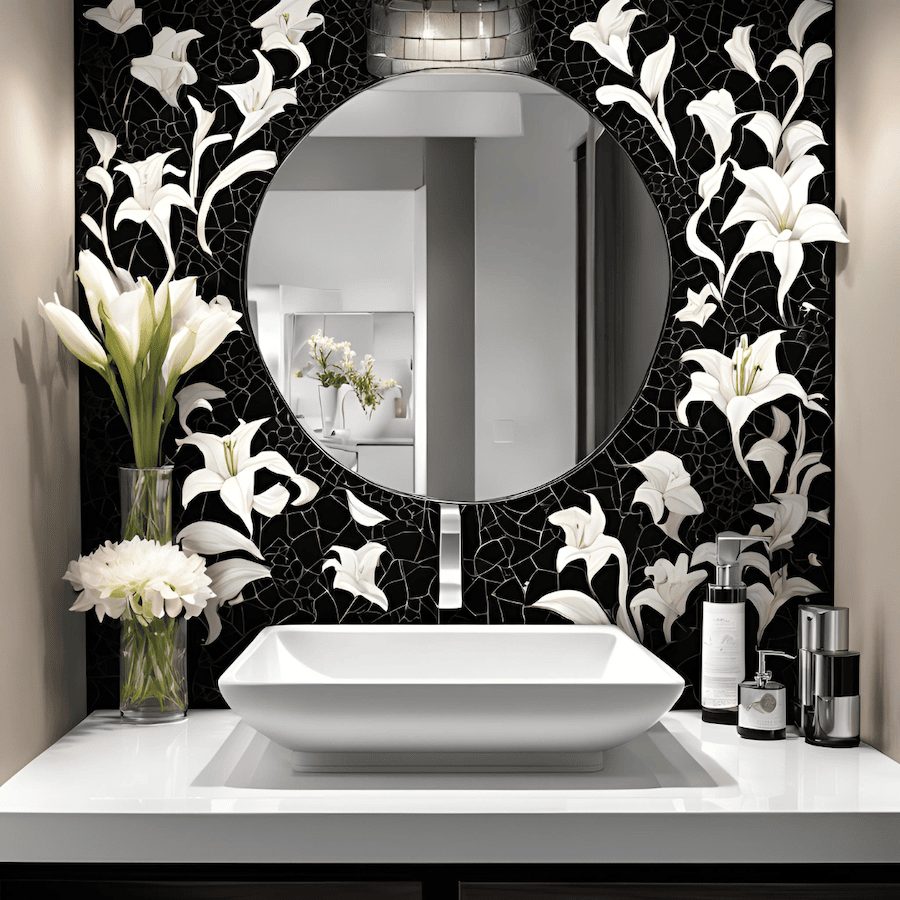 Bathroom_Mosaic_Design - Bathroom_Backsplash - Contemporary_Bathroom_Designs