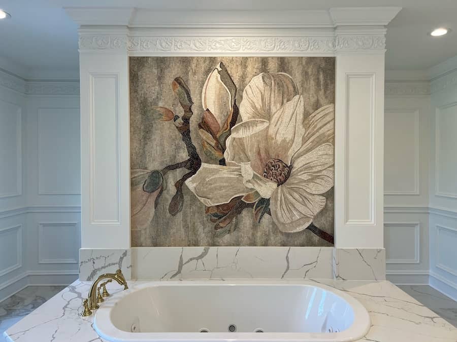 Bathroom_Mosaic_Design - Bathroom_Backsplash - Contemporary_Bathroom_Designs