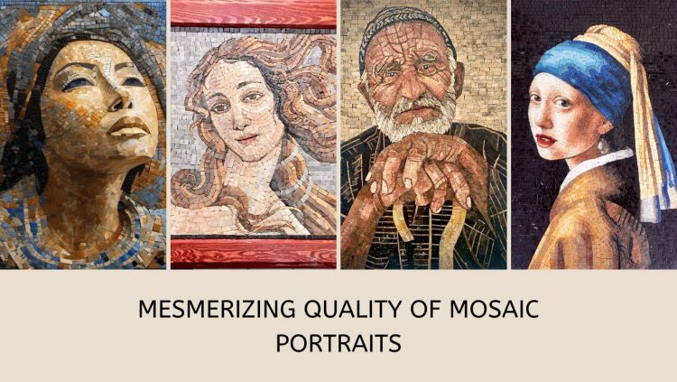 Portrait_Mosaic_Art, Figurative_Mosaic_Art, Mosaic_Wall_Art, Mosaic_Tiles