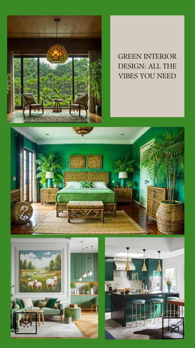 Green Interior Design: All the Vibes You Need
