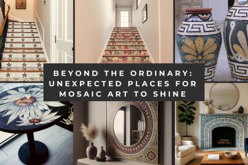 Mosaic Mantel, Mosaic Stairs, Mosaic table tops, Mosaic Art