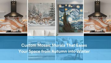 Mosaic Mural Art, Tile Mosaic Mural, Mosaic Wall Art, Custom Mosaic Murals