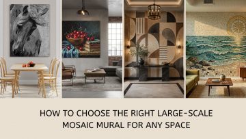 mosaic mural, Contemporary mosaic artwork, Mosaic Tiles,