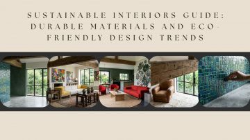 Sustainable interiors, Eco-Friendly design trends, Sustainable Mosaic Art