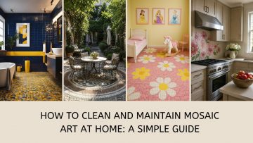 Outdoor mosaic art, Custom Mosaic Art, Mosaic Tiles, Mosaic Wall Art