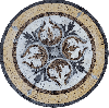 Elegant Floor Mosaic Medallion