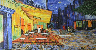 Vincent van Gogh’s Cafe Terrace at Night