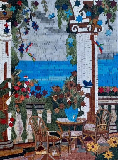 Mediterranean Daydream Mosaic Wall Art