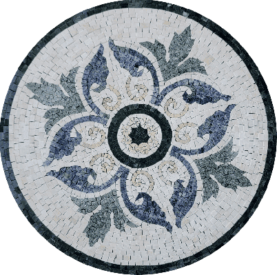 Stunning Floor Mosaic Medallion