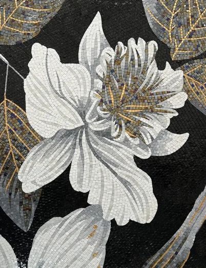 The Midnight Bloom Floral Mosaic